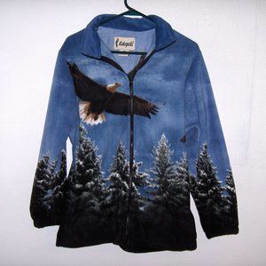 Kokopelli Zippered Jacket M, Measures 42" Chest